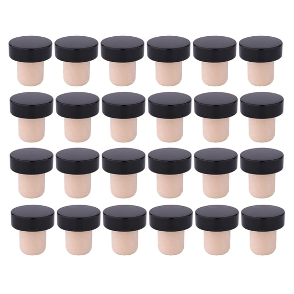 ACDANC Wine Stopper 24PC T Shaped Stopper Cork Wine Stopper Bottle Stoppers Reusable Wine Bottle Stopper Sealing Plug Bottle Cap For Wine Beer Bottles