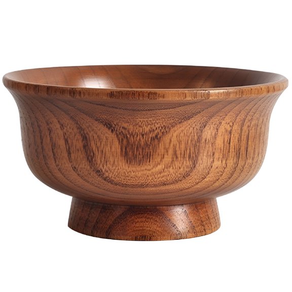 ACDANC Wood Bowl Snack Table Cooking Kitchen Chips Dishes Sauce Popcorn Pasta Mixing Egg Dish Condiment Rice Small Wooden