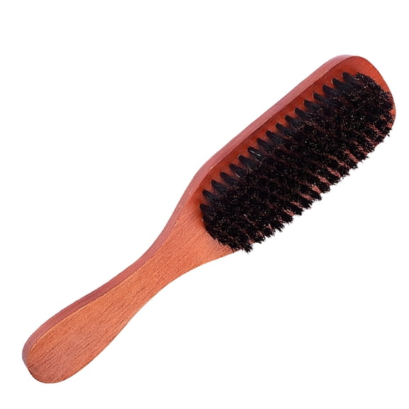 ACDANC Bristle Brush Hair Beauty Tool Gift for Friend Slick Back Hairbrush Wooden Bamboo Slick Back Hair Brush