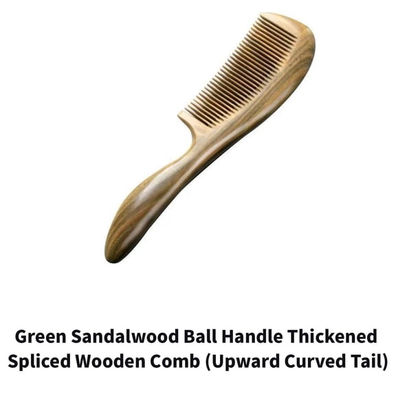 ACDANC Wooden Comb,Sandalwood Wide Tooth Comb,Retone the Hair Combs,style 4