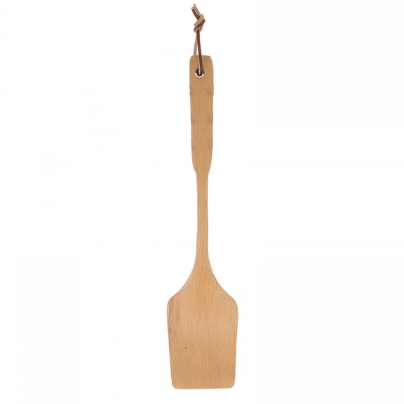 ACDANC Wooden Spatula Wood Flat Cooking Utensils Spoon Slotted Wok Spatulas Scraper Turners Kitchen Spurtle Pan Paddle Turner