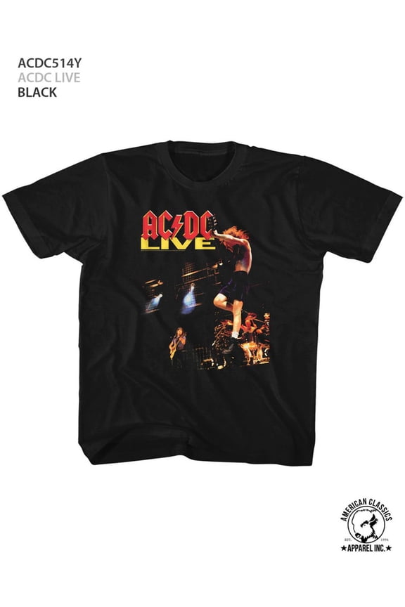 LIVE 3T Cotton T-shirt Black Child Boy's Girl's Short Sleeve T-shirt