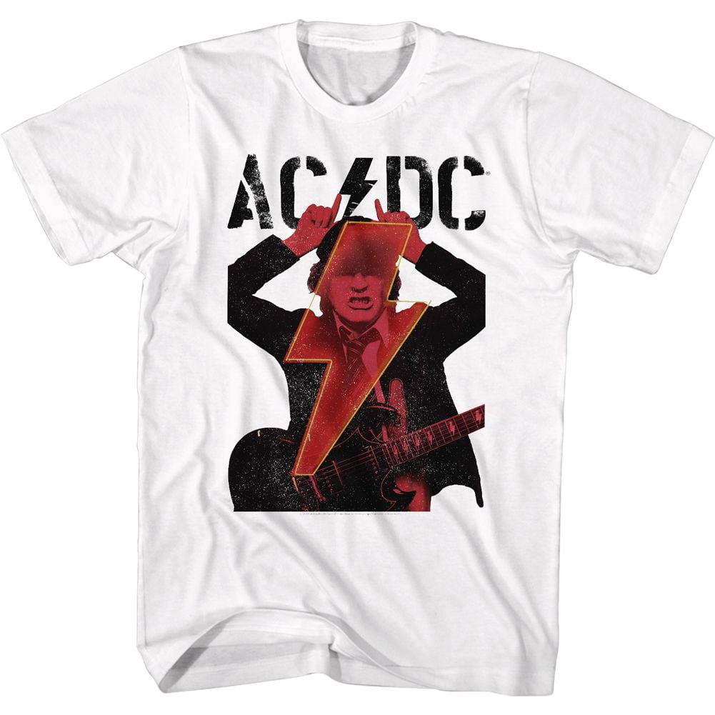 AC/DC Angus Horns And Bolt White Adult T-Shirt 6Xl - Walmart.com