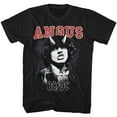 ACDC ANGUS With Devil Horn Hat Men's T Shirt Official Heavy Metal Music