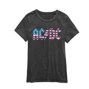 ACDC Acca Dacca American Flag Mens and Womens Short Sleeve T-Shirt (Black, S-XXL)