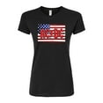 thumbnail image 1 of ACDC - American Flag Logo - Juniors Fitted Graphic T-Shirt, 1 of 5