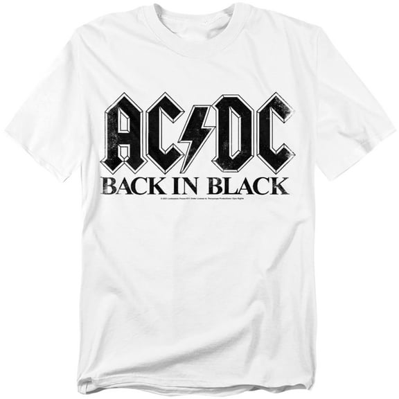 ACDC T-Shirt Back In Black Unisex Graphic Tee for Men & Women