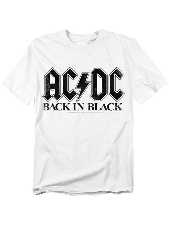 ACDC T-Shirt Back In Black Unisex Graphic Tee for Men & Women