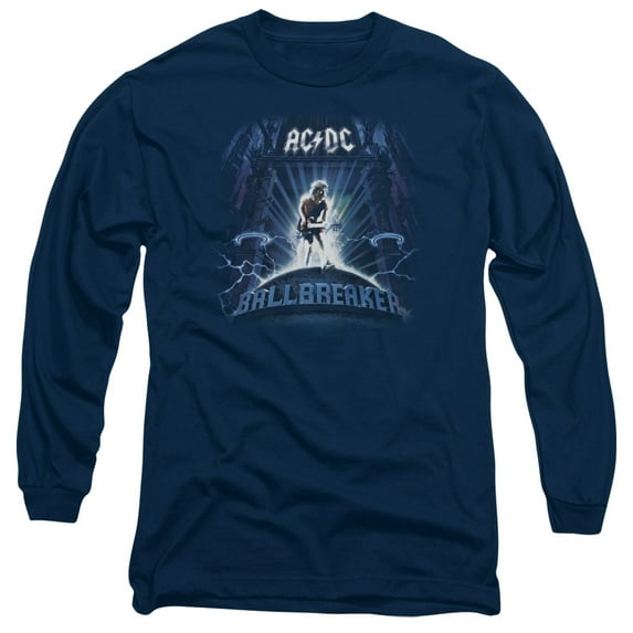 ACDC Ballbreaker Adult Long Sleeve T-Shirt - Adult Long Sleeve T-Shirt / M / Blue