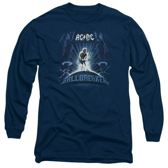 ACDC Ballbreaker Adult Long Sleeve T-Shirt - Adult Long Sleeve T-Shirt / S / Blue