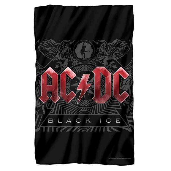ACDC Blanket, 36"x58", Black Ice, Fleece Blanket