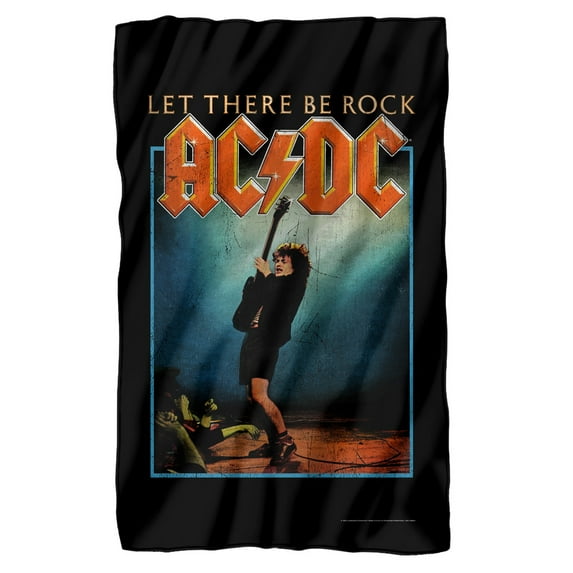 ACDC Blanket, 36"x58", Let There Be Rock, Fleece Blanket