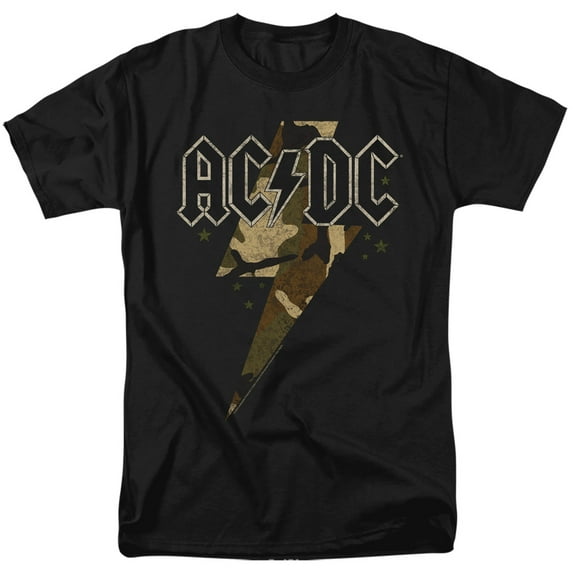 ACDC Camo Bolt Unisex Adult T Shirt For Men And Women