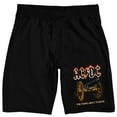 thumbnail image 1 of ACDC Cannon Men's Black Sleep Pajama Shorts-XL, 1 of 4