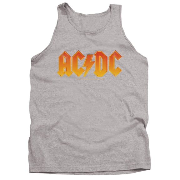 ACDC Classic Vintage Unisex Adult Tank Top, Athletic Heather, Medium