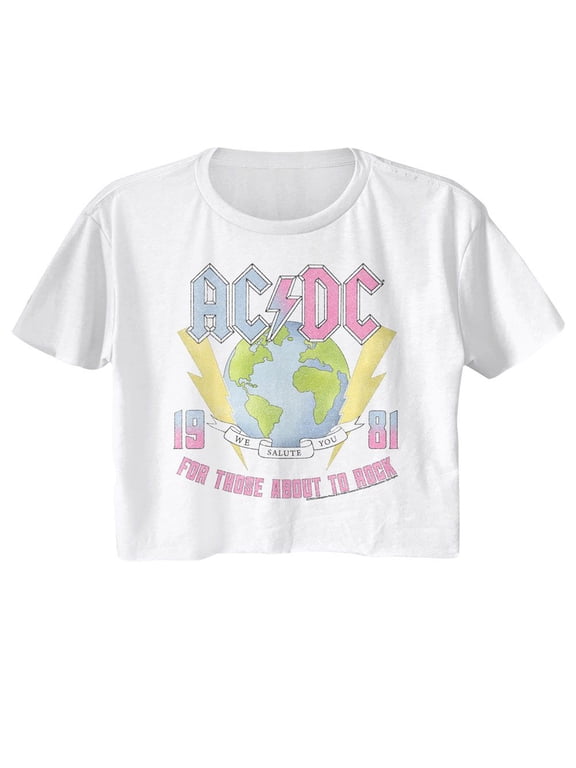 ACDC FTATR the World Women's Crop Top (XL)