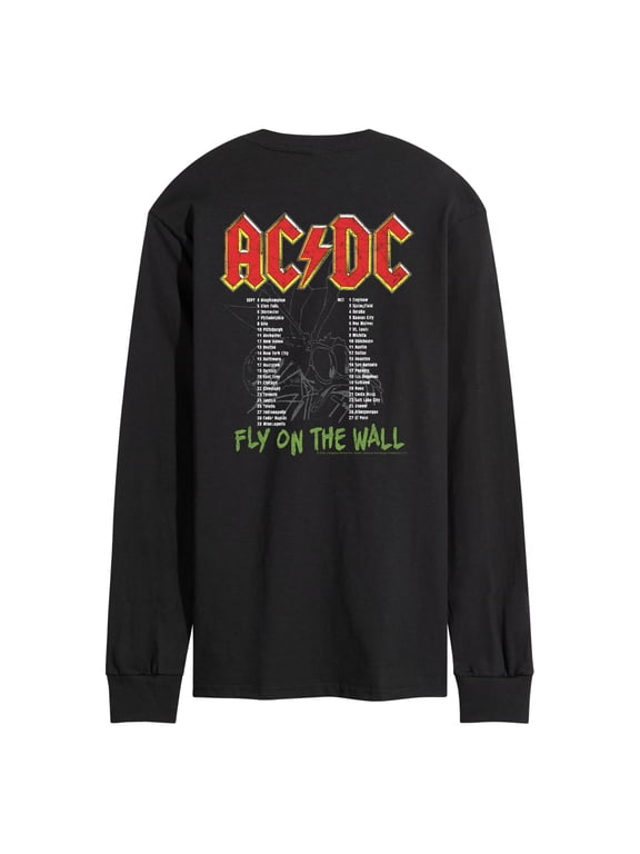 ACDC - Fly On The Wall Men's Long Sleeve Graphic T-Shirt