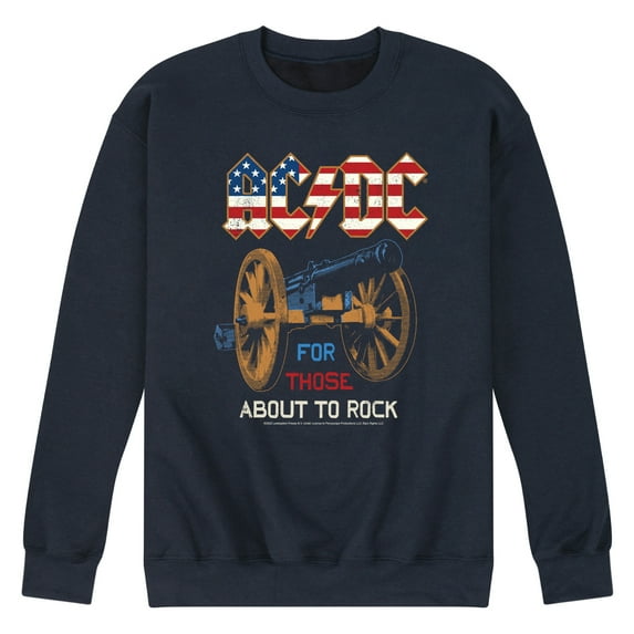 ACDC - For Those About To Rock - Men's Crew Neck Fleece Pullover