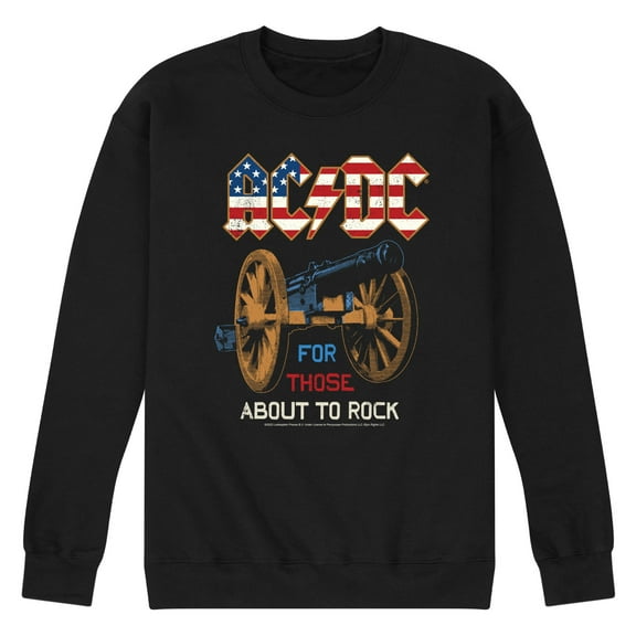 ACDC - For Those About To Rock - Men's Crew Neck Fleece Pullover