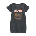 thumbnail image 1 of ACDC - For Those About To Rock - Toddler And Youth Girls Fleece Dress, 1 of 4