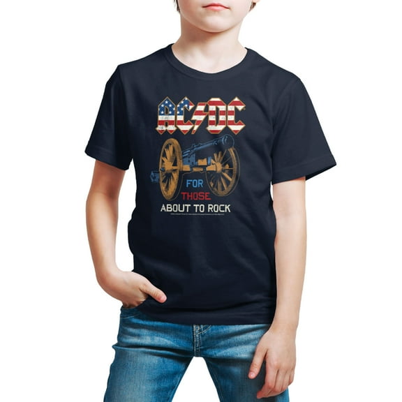 ACDC - For Those About To Rock - Toddler And Youth Short Sleeve Graphic T-Shirt