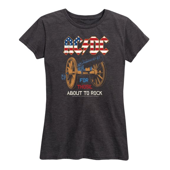 ACDC - For Those About To Rock - Women's Short Sleeve Graphic T-Shirt