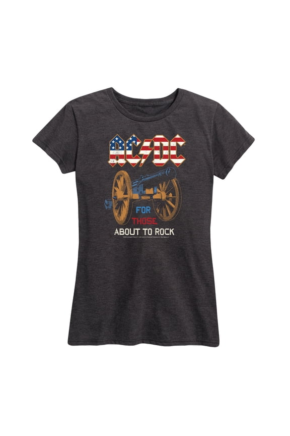 ACDC - For Those About To Rock - Women's Short Sleeve Graphic T-Shirt