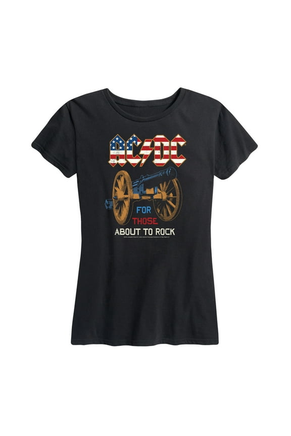 - For Those About To Rock - Women's Short Sleeve Graphic T-Shirt
