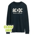 thumbnail image 1 of ACDC - Glow In The Dark - Back In Black - Men's Long Sleeve T-Shirt, 1 of 5