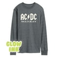 thumbnail image 1 of ACDC - Glow In The Dark - Back In Black - Men's Long Sleeve T-Shirt, 1 of 5