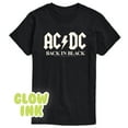 thumbnail image 1 of ACDC - Glow In The Dark - Back In Black - Men's Short Sleeve Graphic T-Shirt, 1 of 5