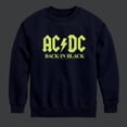 thumbnail image 1 of ACDC - Glow In The Dark - Back In Black - Toddler & Youth Crewneck Fleece Sweatshirt, 1 of 5