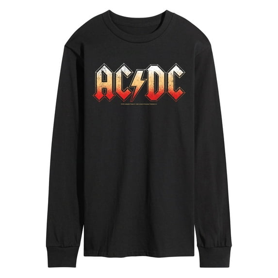 ACDC - Gradient Logo - Men's Long Sleeve Graphic T-Shirt