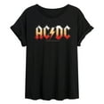 thumbnail image 1 of ACDC - Gradient Logo -Womens Oversized Graphic T-Shirt, 1 of 4