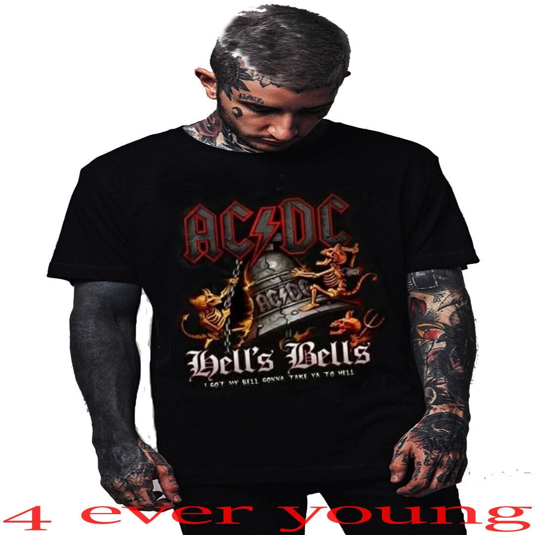 ACDC HELLS BELLS THE CLASSIC ROCK PUNK ROCK T SHIRTS