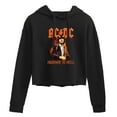 thumbnail image 1 of ACDC - Halloween - Highway To Hell - Juniors Cropped Pullover Hoodie, 1 of 5
