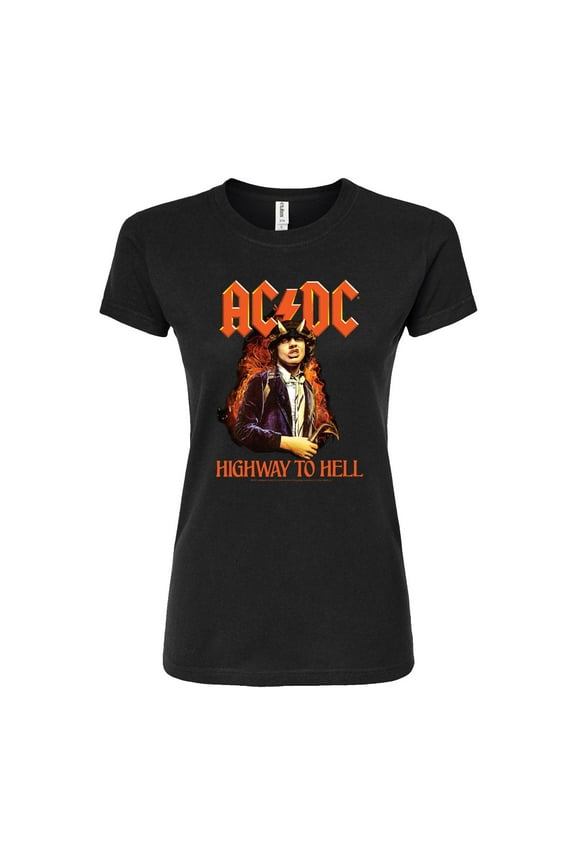 - Halloween - Highway To Hell - Juniors Fitted Graphic T-Shirt