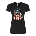 thumbnail image 1 of ACDC - Hells Bells Americana - Juniors Fitted Graphic T-Shirt, 1 of 5