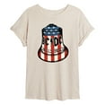 thumbnail image 1 of ACDC - Hells Bells Americana - Women's Oversized T-Shirt, 1 of 5