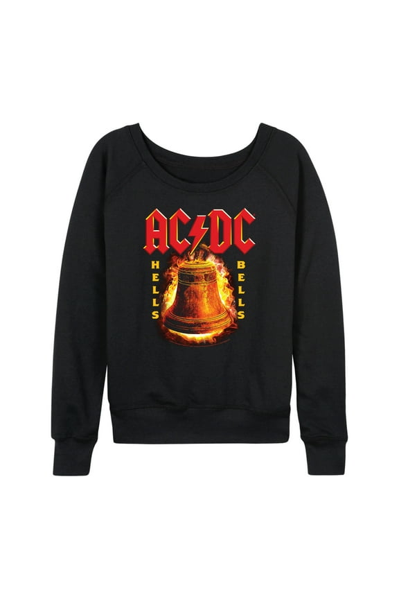 - Hells Bells Flames - Women's Lightweight French Terry Long Sleeve Shirt