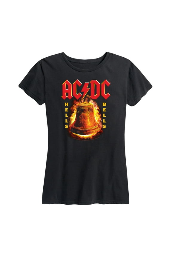 - Hells Bells Flames - Women's Short Sleeve Graphic T-Shirt