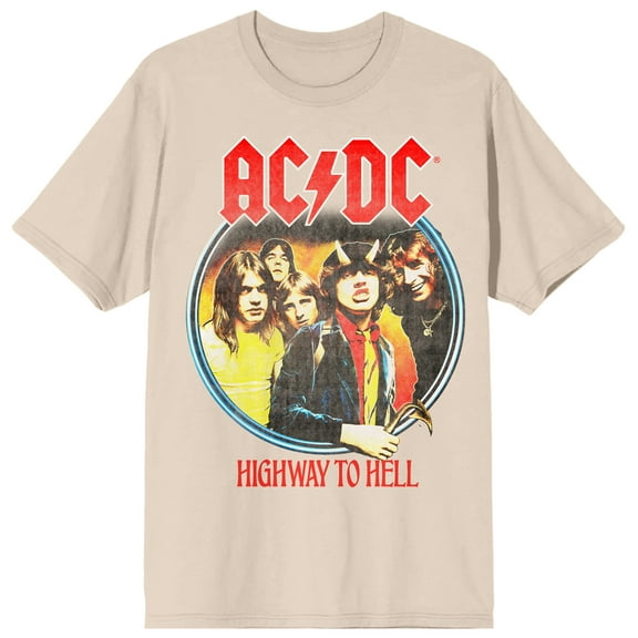 ACDC Highway To Hell Crew Neck Short Sleeve Tofu Women's T-shirt
-XL