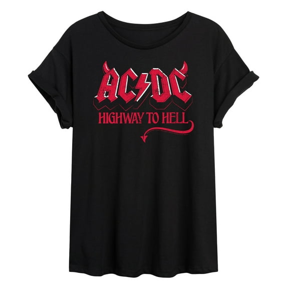 ACDC - Highway To Hell - Juniors Ideal Flowy Muscle T-Shirt