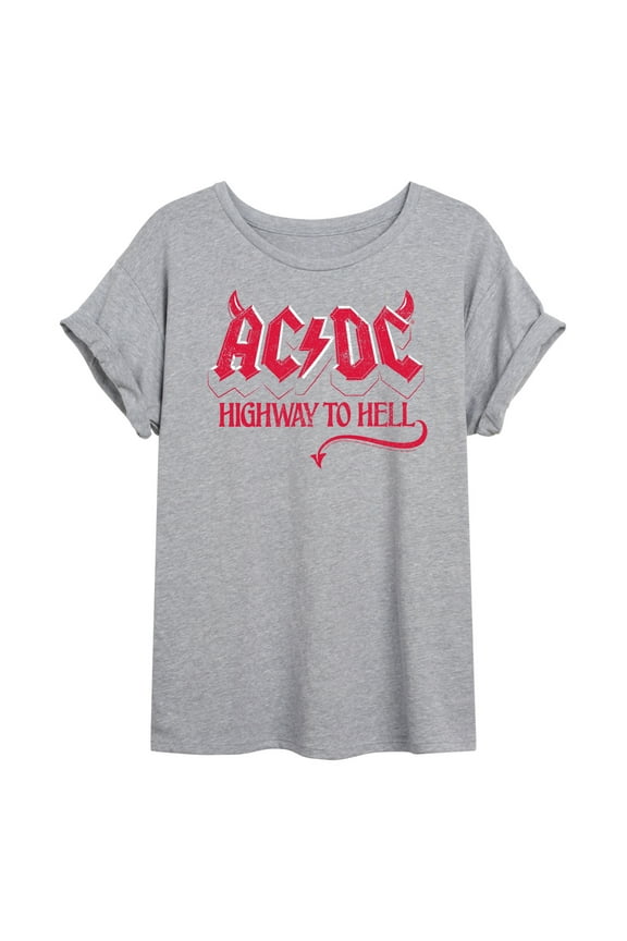 - Highway To Hell - Juniors Ideal Flowy Muscle T-Shirt