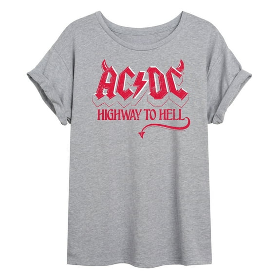 ACDC - Highway To Hell - Juniors Ideal Flowy Muscle T-Shirt