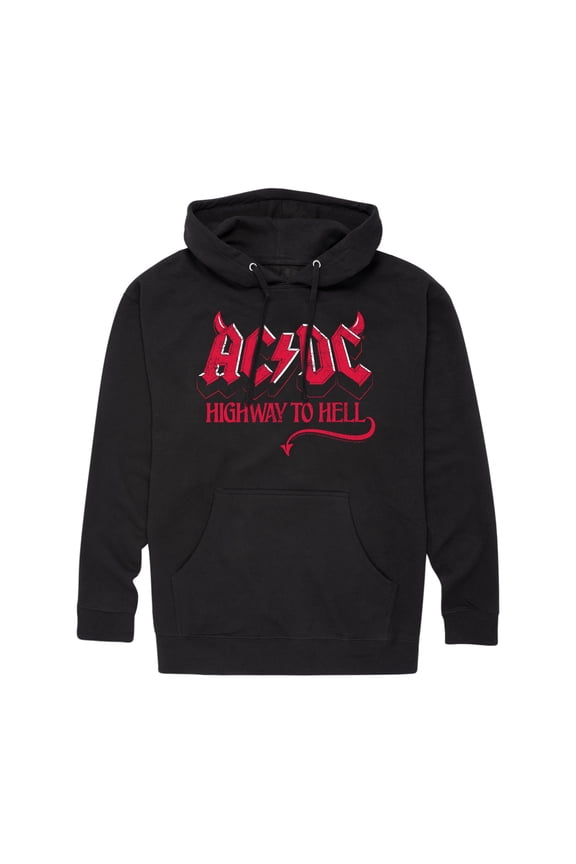 - Highway To Hell - Men's Pullover Hooded Fleece Sweatshirt