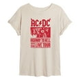 thumbnail image 1 of ACDC - Highway To Hell Poster Style - Women's Oversized T-Shirt, 1 of 5