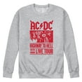 thumbnail image 1 of ACDC - Highway To Hell Poster Style - Men's Crew Neck Fleece Pullover, 1 of 5