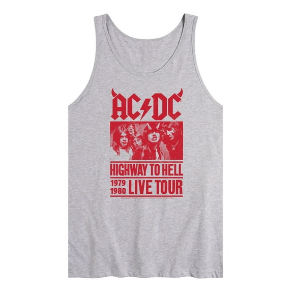 ACDC - Highway To Hell Poster Style - Men's Jersey Tank Top