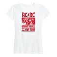 thumbnail image 1 of ACDC - Highway To Hell Poster Style - Women's Short Sleeve Graphic T-Shirt, 1 of 5